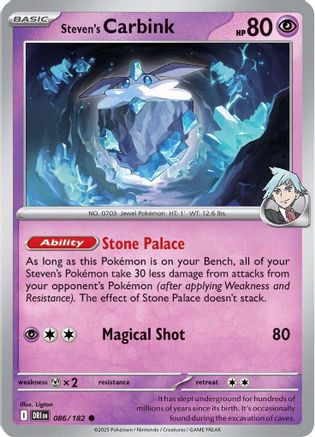Steven's Carbink 86 - SV10 Destined Rivals