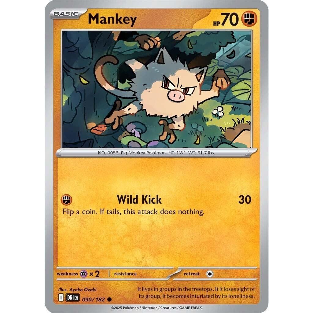 Mankey (090/182) (DRI)