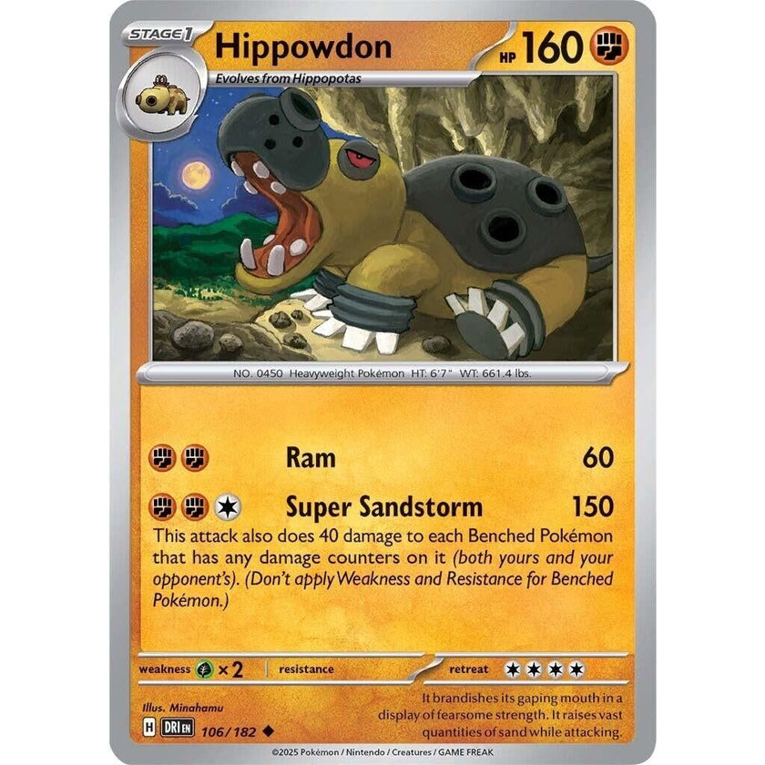 Hippowdon (106/182) (DRI)