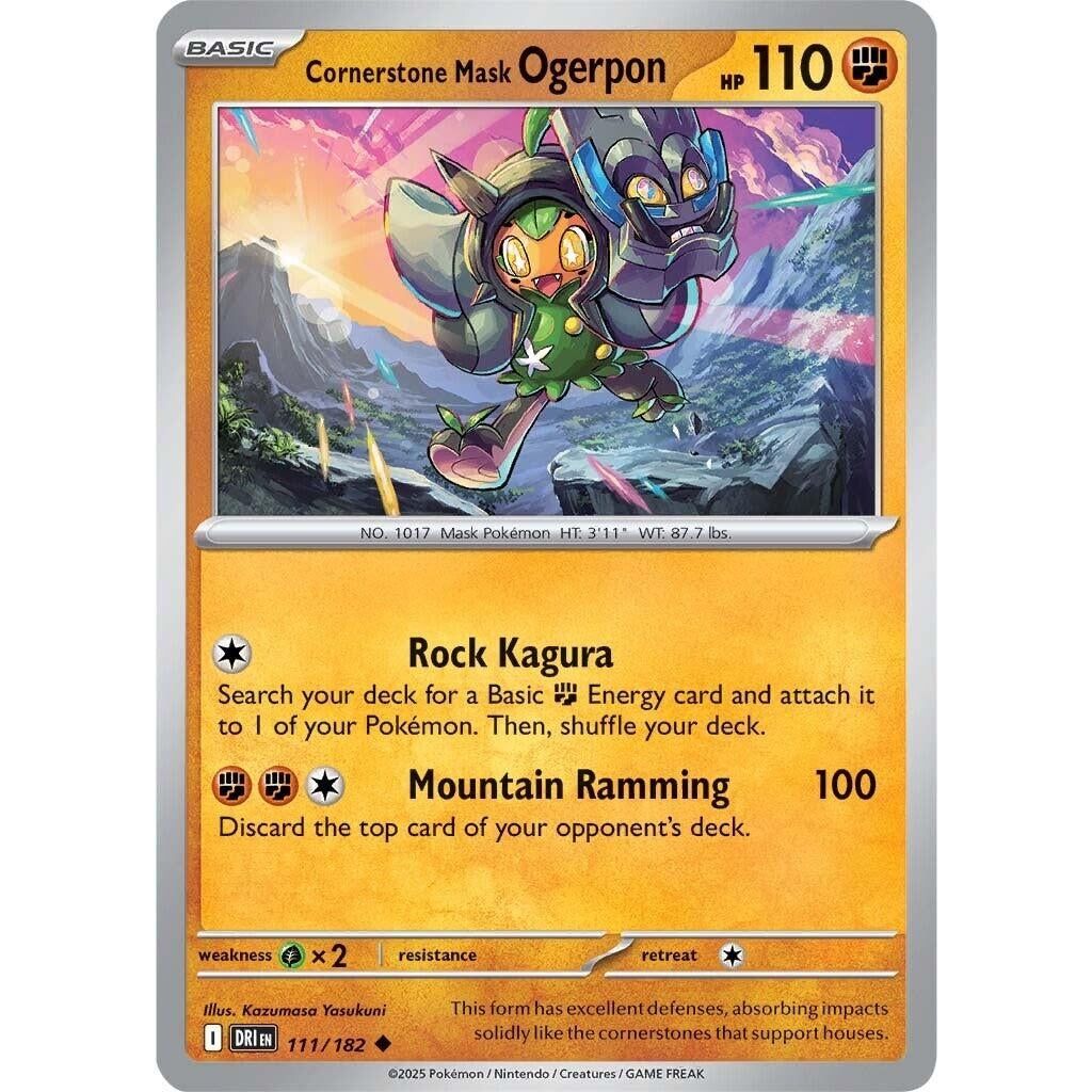 Cornerstone Mask Ogerpon (111/182) (DRI)