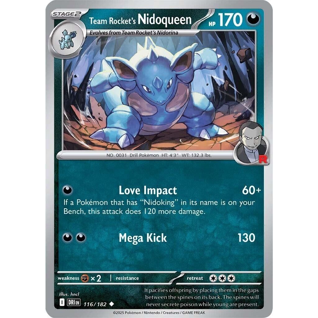 Team Rocket's Nidoqueen (116/182) (DRI)