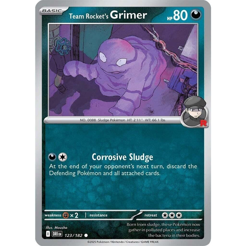 Team Rocket's Grimer (123/182) (DRI)