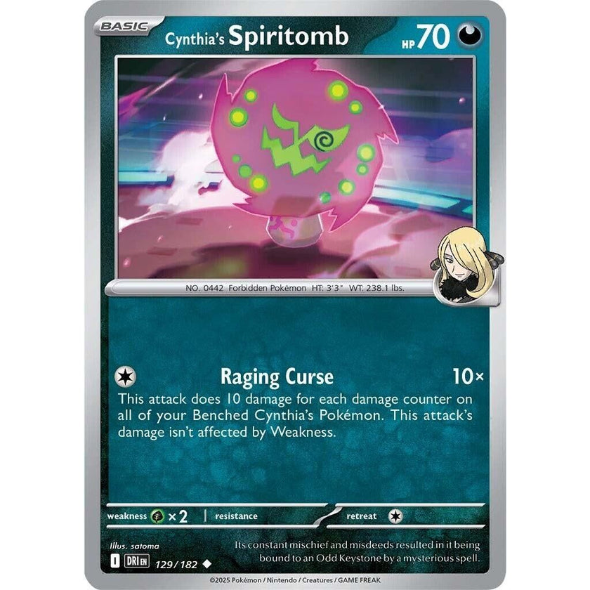 Cynthia's Spiritomb (129/182) (DRI)