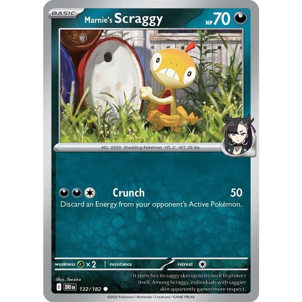 Marnie's Scraggy (132/182) (DRI)