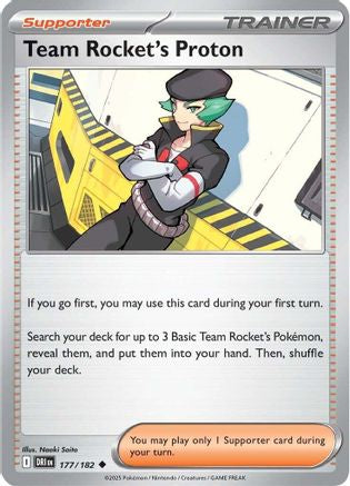 Team Rocket's Proton - 177/182 177 - SV10 Destined Rivals