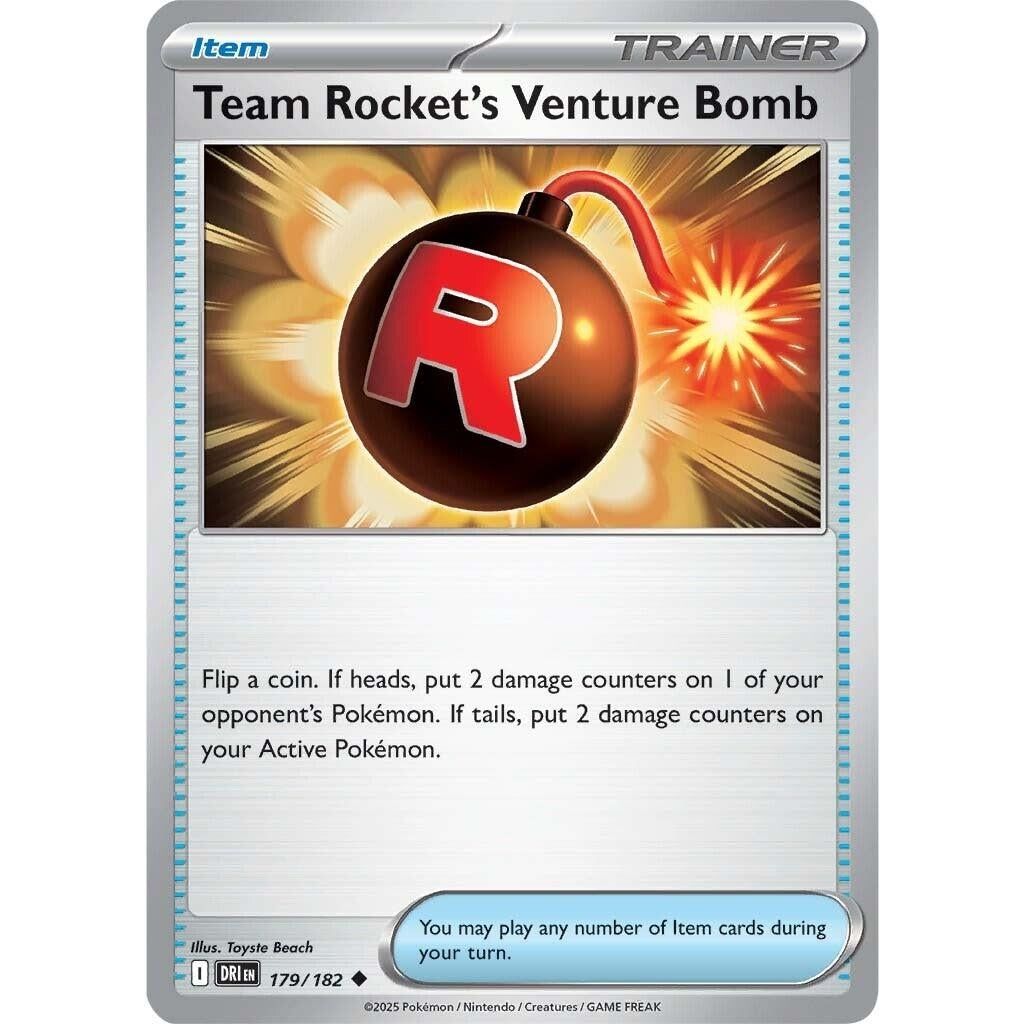 Team Rocket's Venture Bomb (179/182) (DRI)