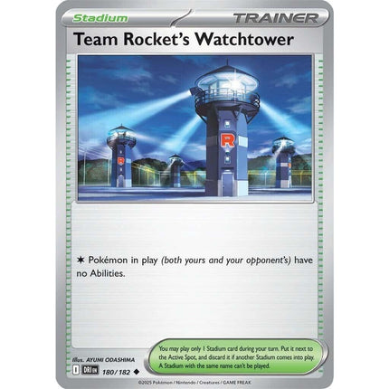 Team Rocket's Watchtower (180/182) (DRI)