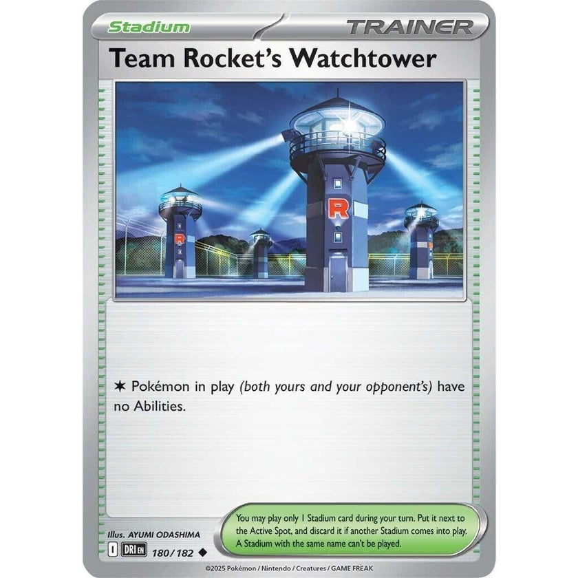 Team Rocket's Watchtower (180/182) (DRI)