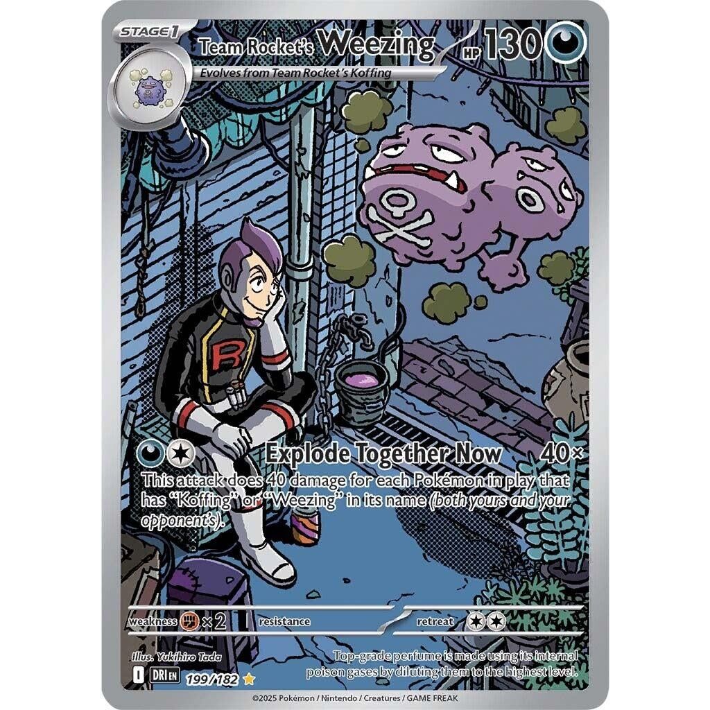 Team Rocket's Weezing (199/182) (DRI)