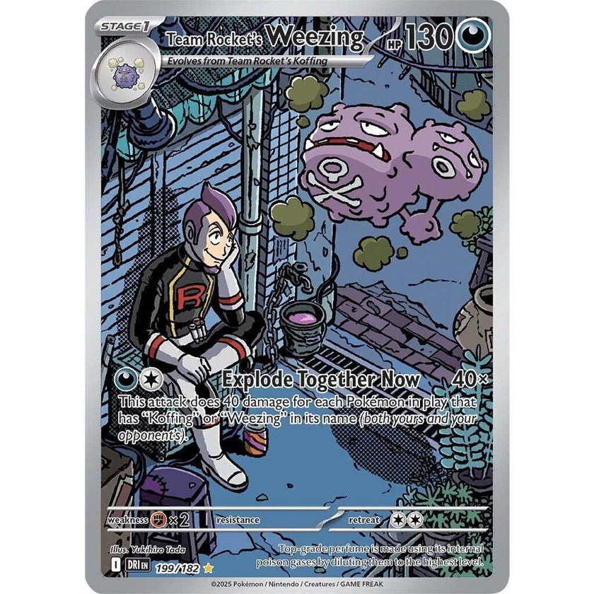 Team Rocket's Weezing (199/182) (DRI)