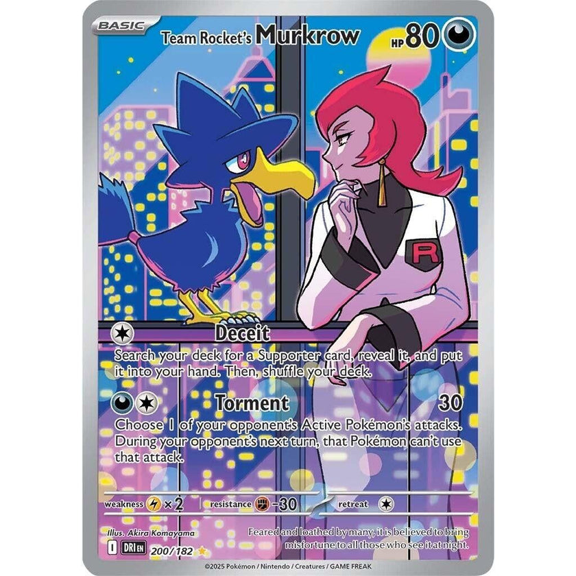 Team Rocket's Murkrow (200/182) (DRI)