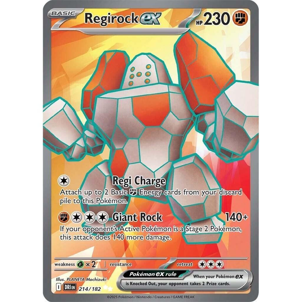 Regirock ex (214/182) (DRI)