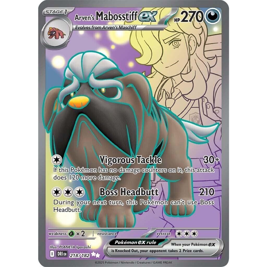 Arven's Mabosstiff ex (218/182) (DRI)