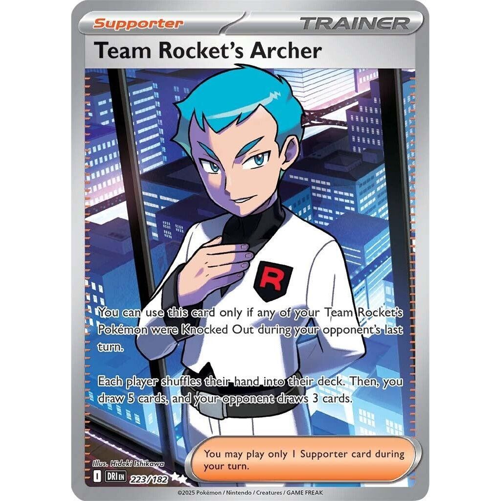 Team Rocket's Archer (223/182) (DRI)
