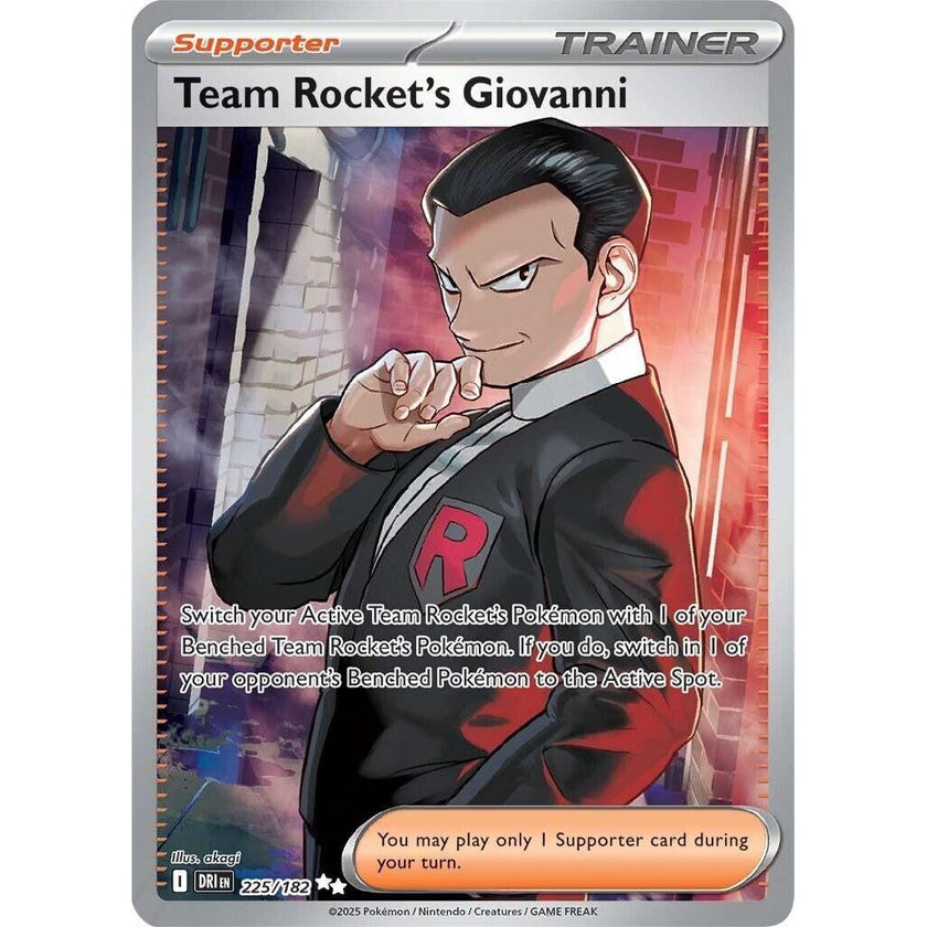 Team Rocket's Giovanni (225/182) (DRI)