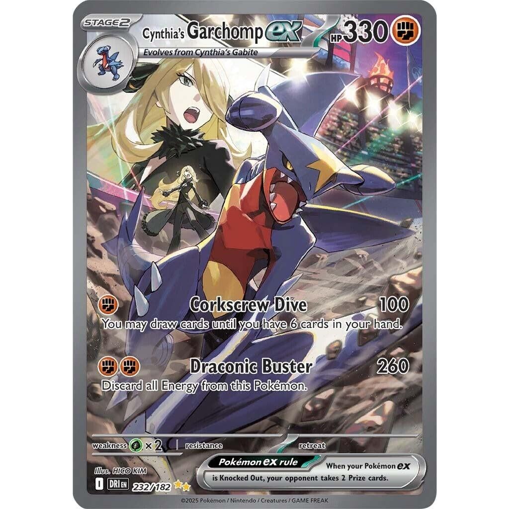 Cynthia's Garchomp ex (232/182) (DRI)
