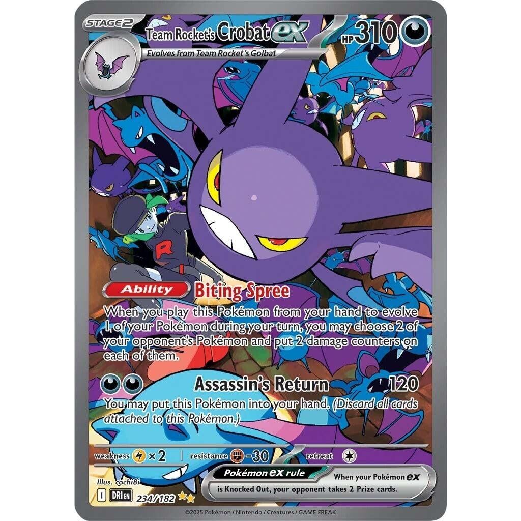 Team Rocket's Crobat ex (234/182) (DRI)