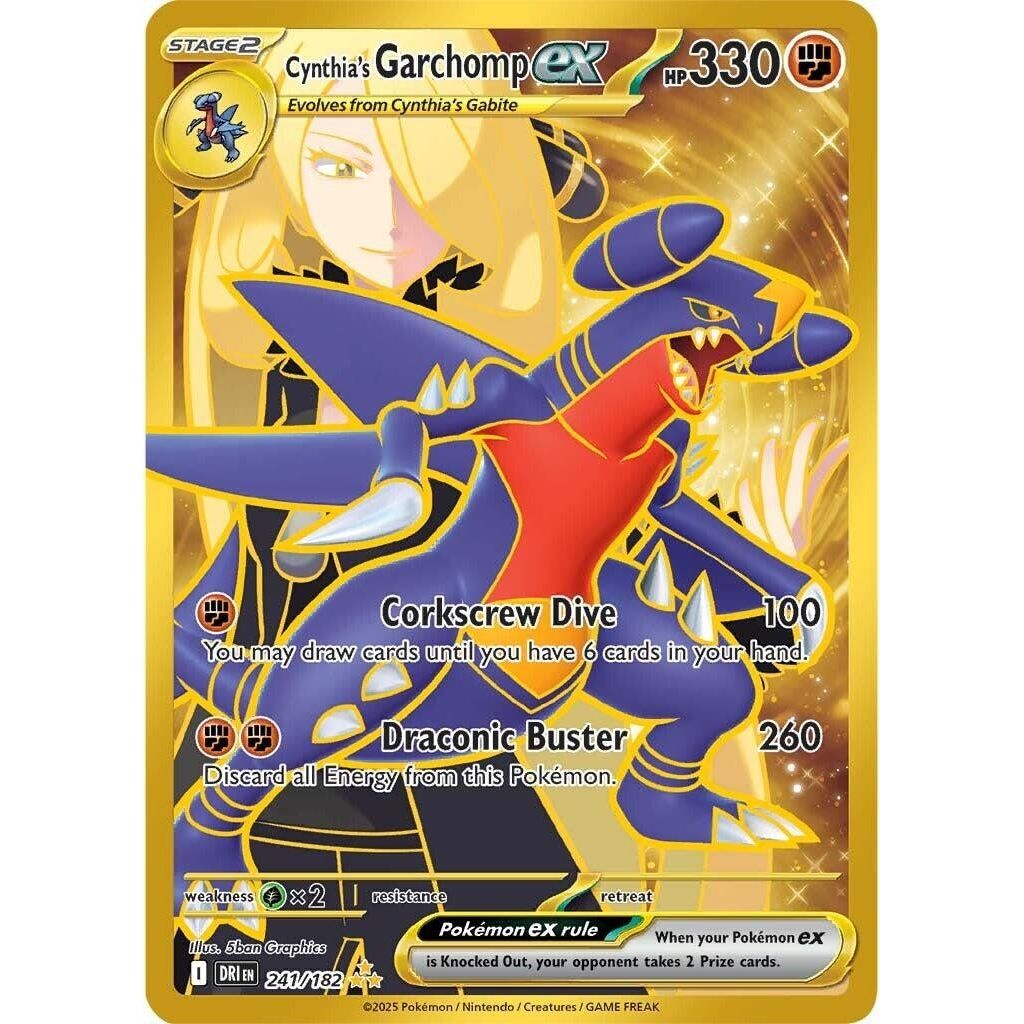 Cynthia's Garchomp ex (241/182) (DRI)