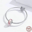 DIY Sterling Silver Beads S925 Cut Surface Glass Bead