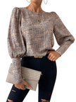 Fashionable Elegant Retro blouse top For Women