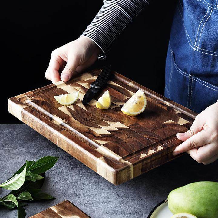 Luxury chopping board  Kitchen Household Parquet Solid Wood Cutting Board