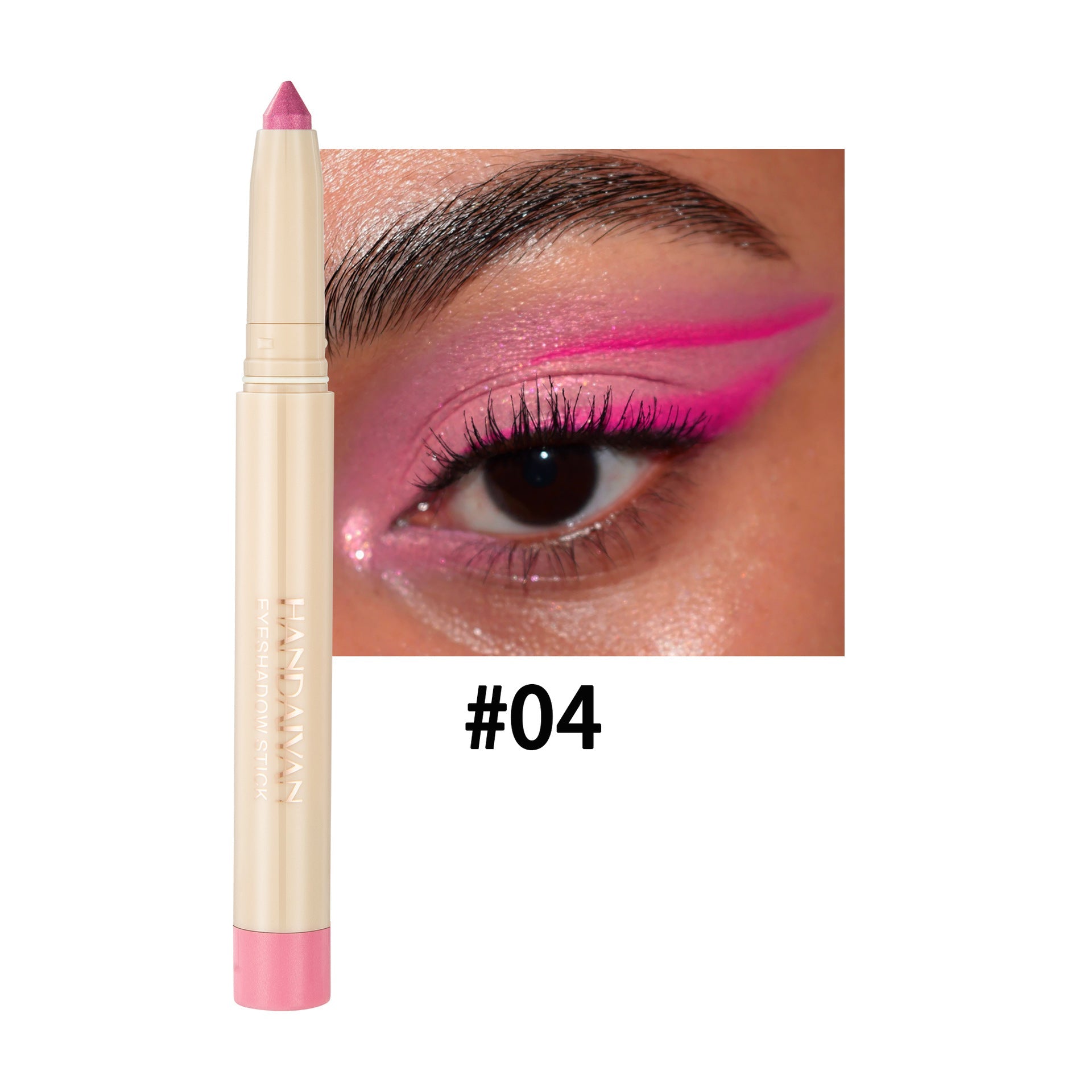22-Shade Eye Shadow Stick Pen – Dual-Use Eyeliner & Eyeshadow, 22 Colors