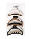 BANDED - Claw Clips - Latte Foam (3pk)