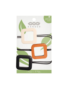 BANDED - Wooden Grove Hair Ties (3pk)