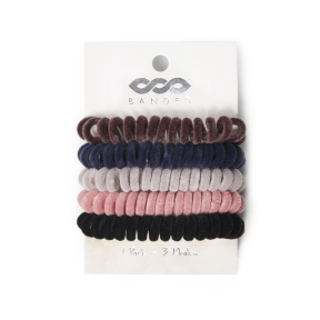 BANDED - Hair Cords -Kennebunk Sueded (5pk)