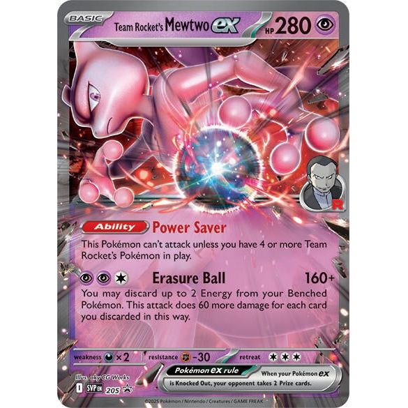 Team Rocket's Mewtwo ex (205) (SVP)