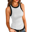 Plain Round Neck Slim fit Vest top For Women