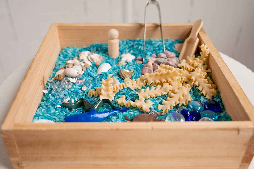 monkey bandit kids - Sensory Play Kit in A Bag – Ready To Dump & Play - Ocean - Made in Canada
