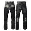 Denim Non-elastic Slim Fit Bootcut Trousers Men Jeans