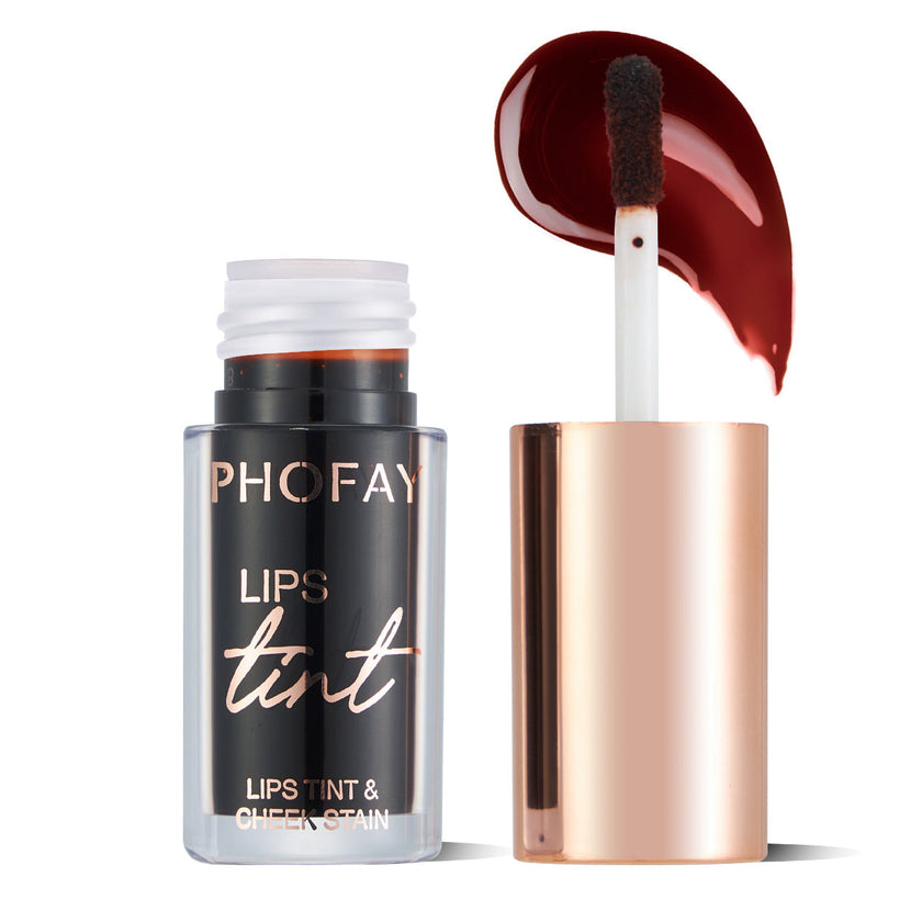 PHOFAY Lip Tint – Long-Wearing, Non-Drying Tint for Lips & Cheeks (3 Shades + Set)