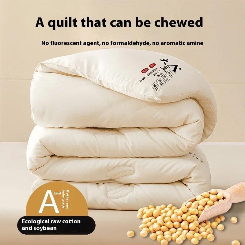 Comfortable Soybean Cellucotton Single Double Duvet Airable Cover Lunch Break Spring Summer Thin Quilt Duvet Insert