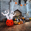 Halloween decorations - 5.9 FT Halloween Inflatable Pumpkin Ghost Outdoor Decorations