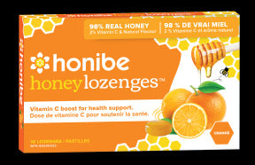Honibe Honey Lozenges Vit C &Orange (10lz)
