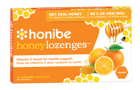 Honibe Honey Lozenges Vit C &Orange (10lz)