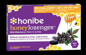 Honibe Honey Lozenges Elderberry (10lz)