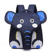 3D Cartoon Elephant Kids Backpack – Cute Oxford School Bag for Children