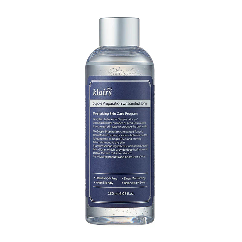 Dear Klairs Supple Preparation Unscented Toner 180ml