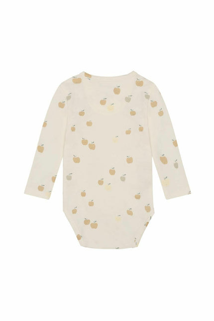 Long-Sleeve Bodysuit | Apple Print | Noppies