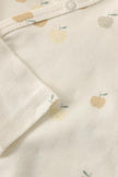 Long-Sleeve Bodysuit | Apple Print | Noppies