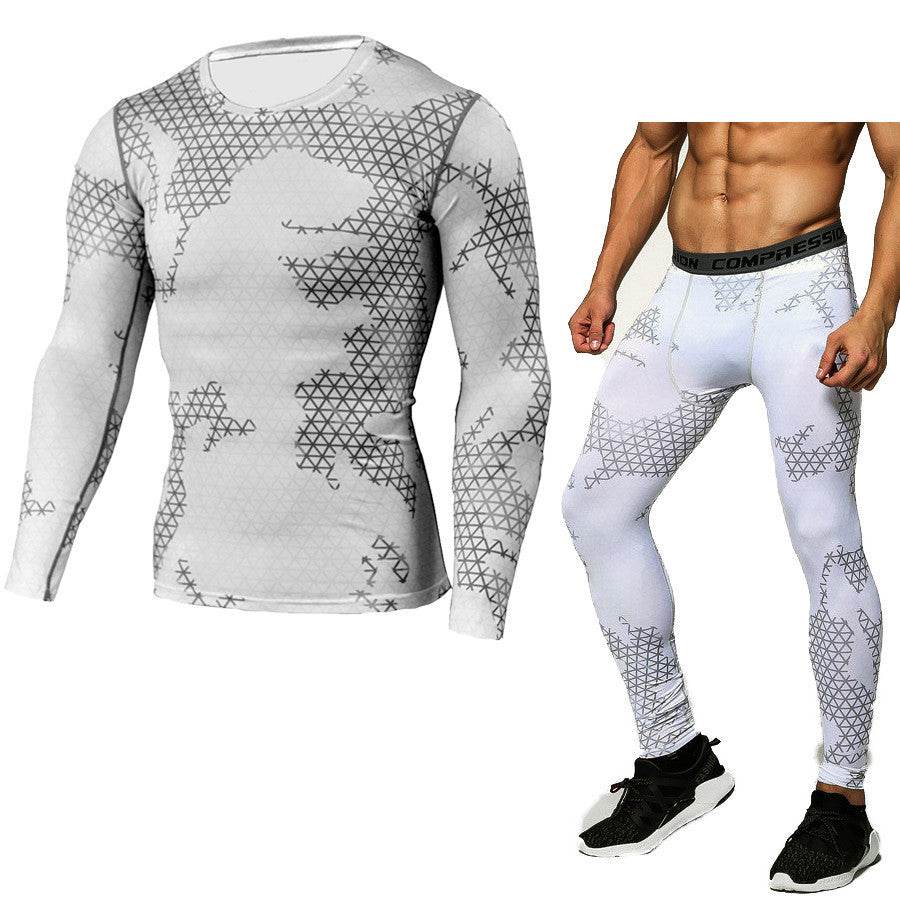 2pcs Camouflage Sport Fitness Workout Gym Outfit set