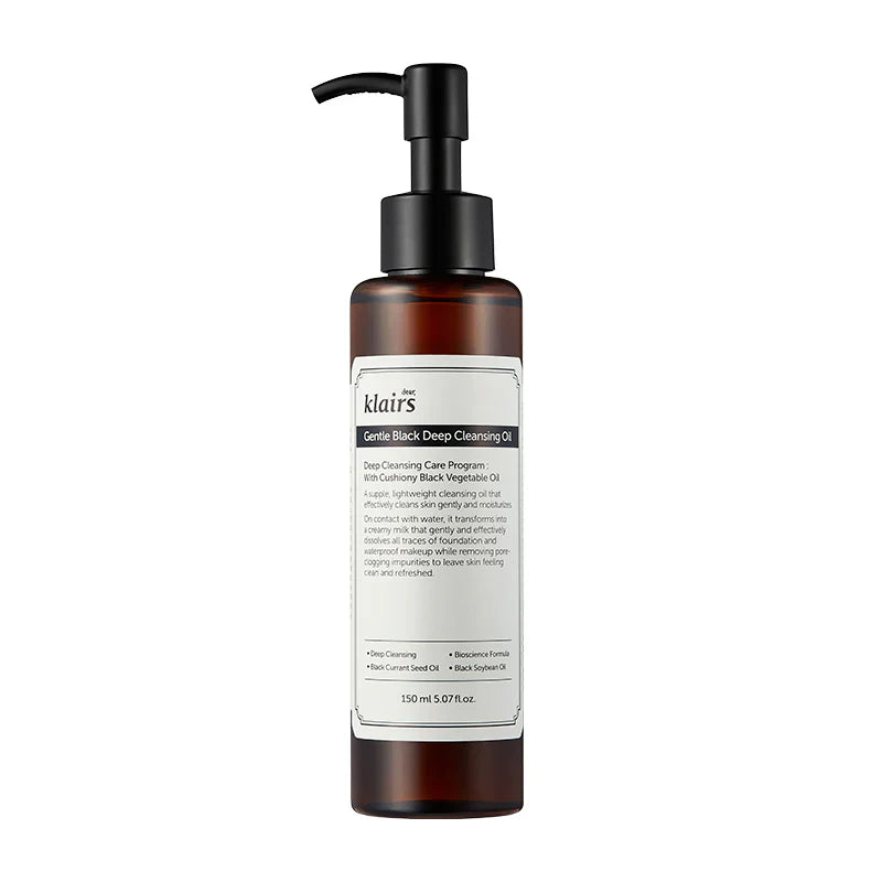 Dear Klairs Gentle Black Deep Cleansing Oil 150ml