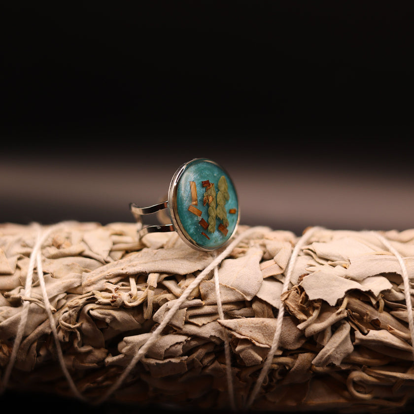 Finger -sléx̱tses ring