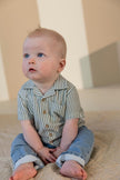 Shirt | Green Stripe | Noppies
