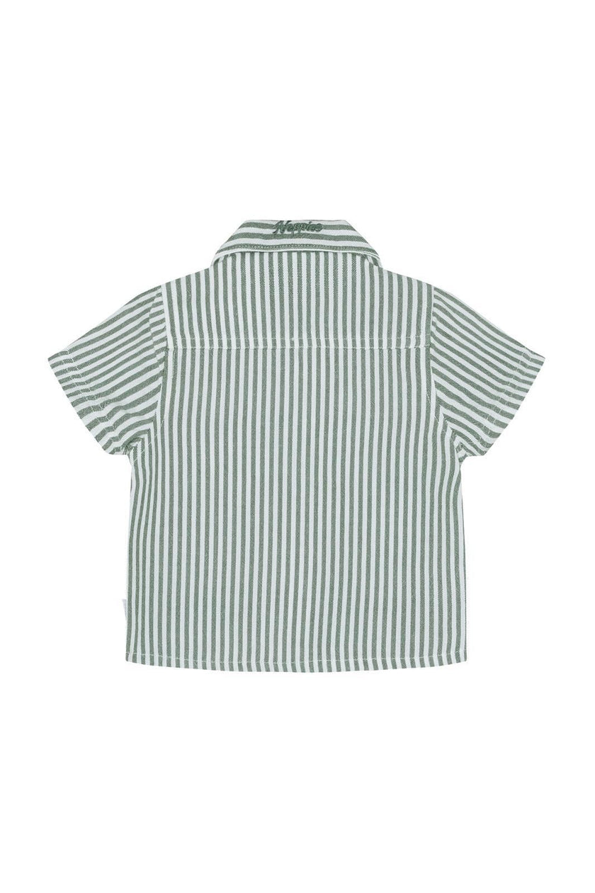 Shirt | Green Stripe | Noppies