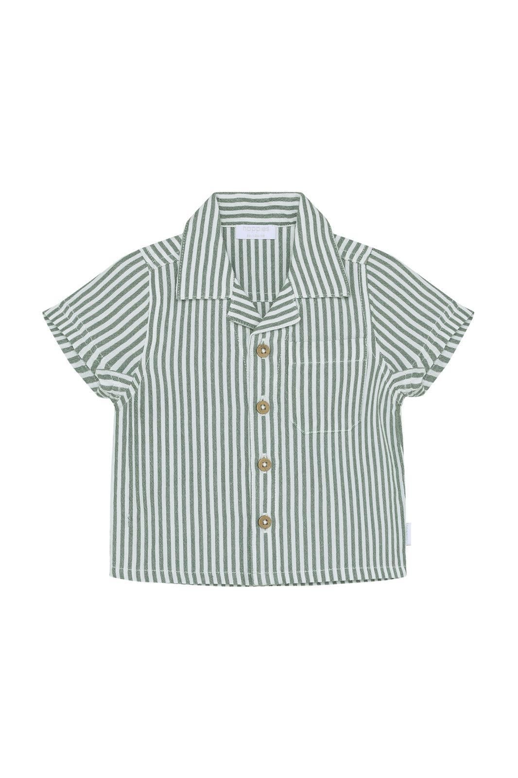 Shirt | Green Stripe | Noppies