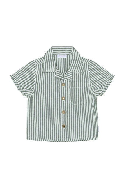 Shirt | Green Stripe | Noppies